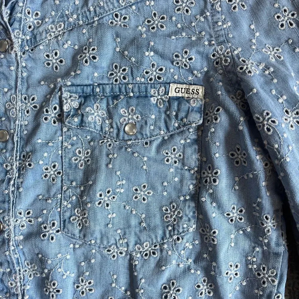 Guess chambray eyelet